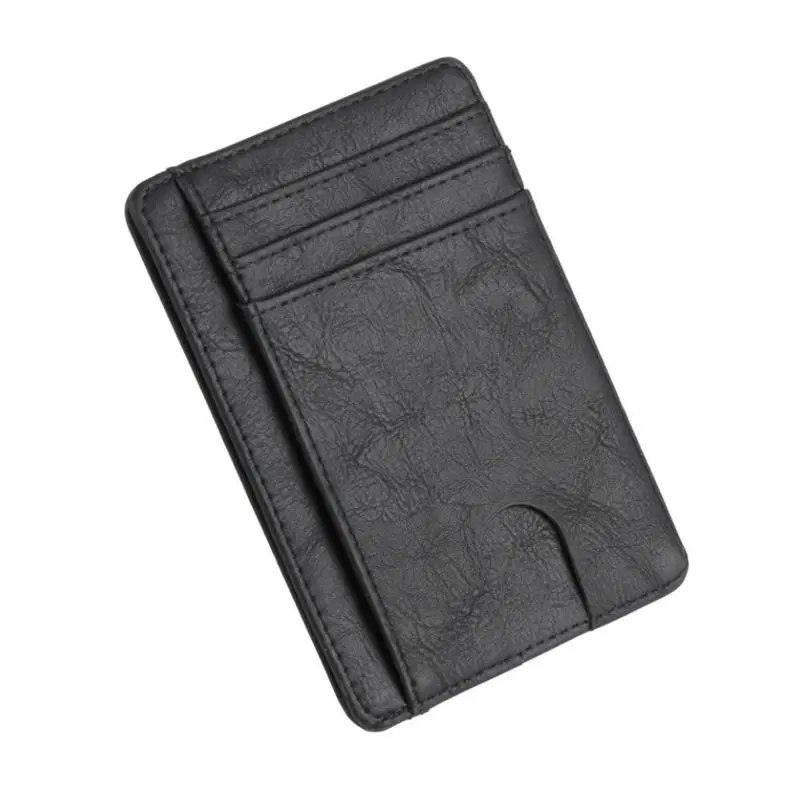 

Slim Wallet with Money Clip RFID Blocking Minimalist Bifold Wallet for Men Genuine Leather Front Pocket CardHolder
