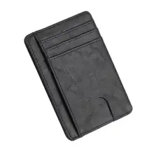 Slim Wallet with Money Clip RFID Blocking Minimalist Bifold Wallet for Men Genuine Leather Front Pocket CardHolder men slim wallet thin mini wallets rfid nylon bifold small money clip clutch credit card sleeve cardholder pocket handy
