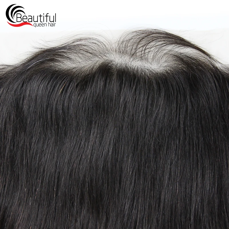 10A перуанские человеческие волосы 13x6 прямо уха до прозрачного кружева фронтальные предварительно вырезанные с волосами младенца часть девственные волосы 10-22