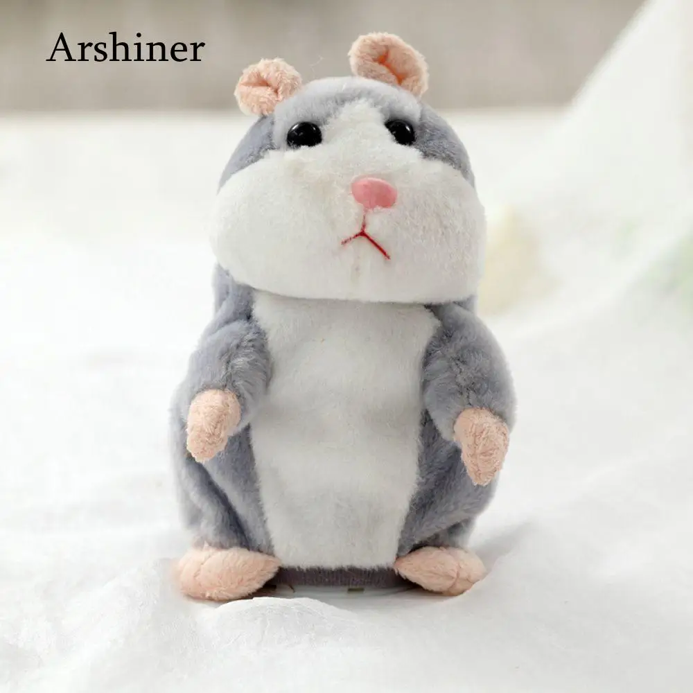 Cute Plush Dolls Sound Record Speaking Hamster Talking Toy Kids Hamster Plush Speak Sound Toys Baby Electronic Pets Toys  Gift