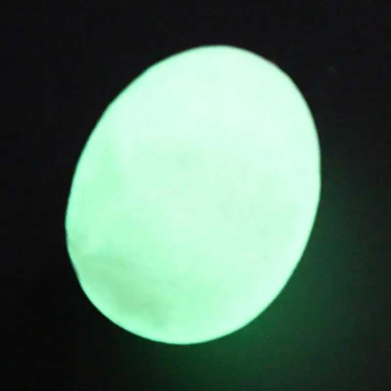 

Luminous Ball Egg Shape Natural Calcite Glowing Pearl Stones Lucky Stone Handmade Jewelry Accessories Gifts