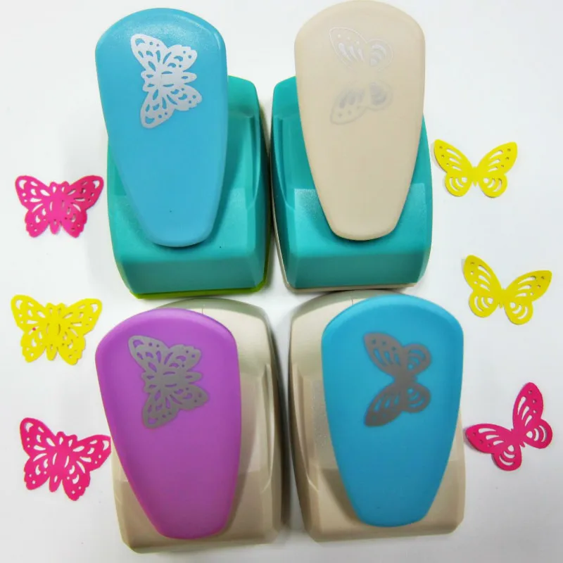 

1pc Big Butterfly 5cm Craft Hole Punch Furador Eva Foam Puncher Kids Toys Diy Paper Cutting Machine Scrapbooking Tools Embossing