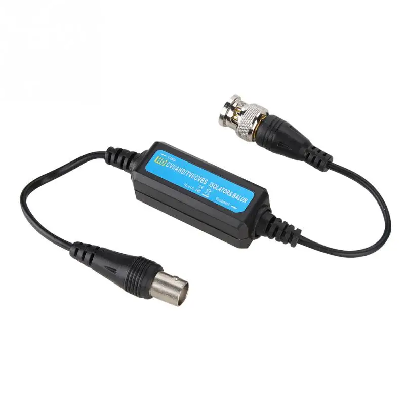 

For CCTV Camera Ground Loop Isolator Video Balun Coaxial BNC Male to Female HD-TVI CVI AHD CVBS Waterproof