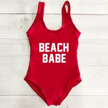 Детская Одежда для пляжа для девочек Плавание пляжная одежда для купания Babe буквы печати Одна деталь Плавание костюм детский ванный комплект летний купальный костюм детский купальник Монокини