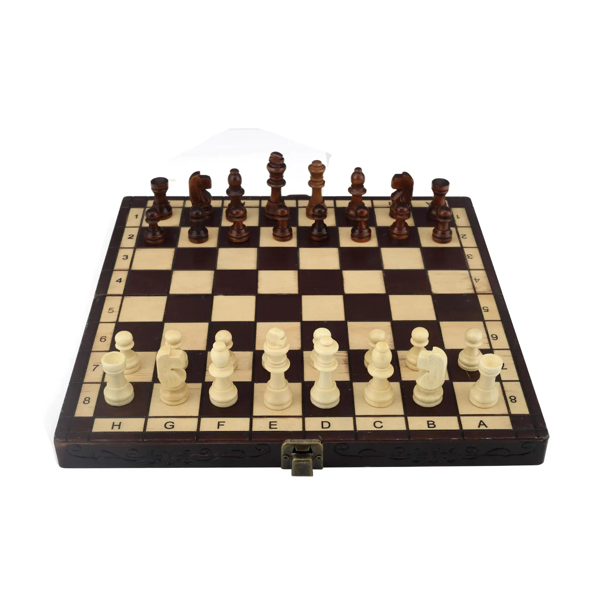

Wooden Folding International Chess Board Set Custom Puzzle Chess Logs Chess Poland Manufacturer Direct