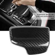 Auto Pomello Del Cambio Testa Della Copertura Trim per Audi A4 S4 RS4 B9 A5 S5 RS5 Q5 Q7 Accessori Auto in Fibra di Carbonio lucida