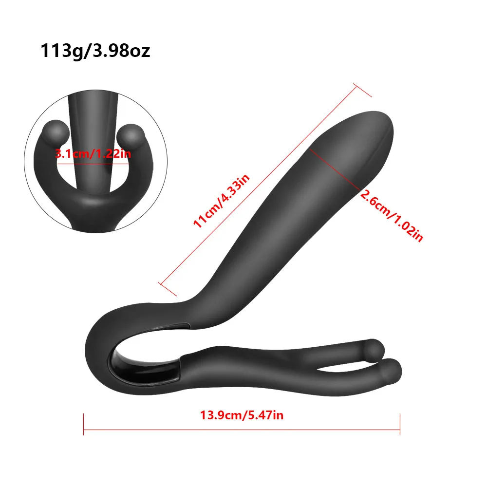 Vibrador de próstata de calefacción masajeador USB Anal vibrador masaje de escroto vibrador Anal ju