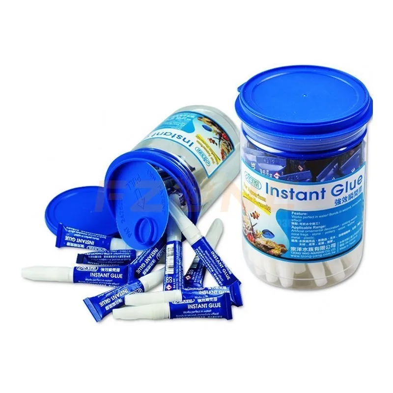 ISTA Aquarium Instant Coral Glue Moss Glue Rock Glue, can Used Under