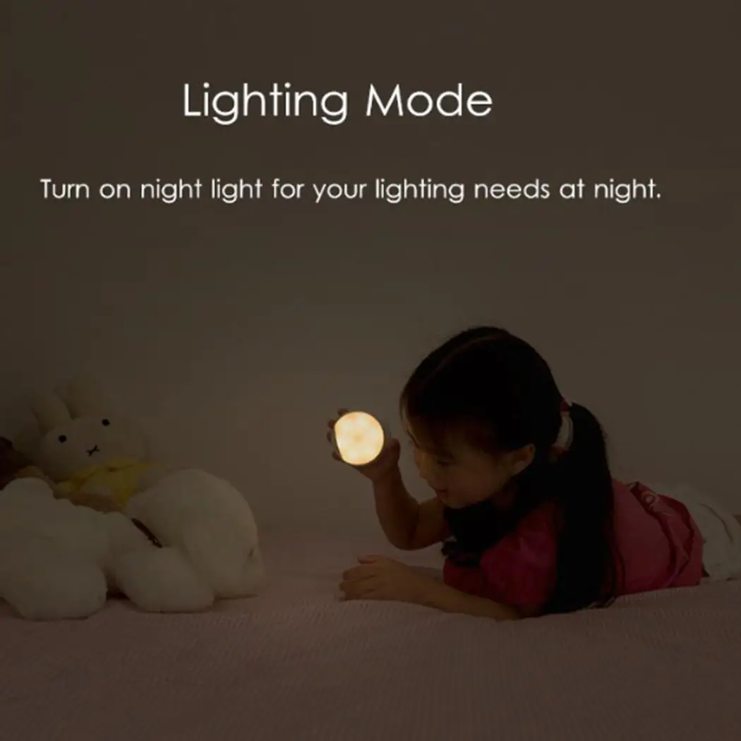

LED Rechargeable Smart Night Light Bulb 0.12w-0.25w 2700K Magic Light Bulb Lamp Wake-Up Lights Light sensor + PIR Motion Sensor