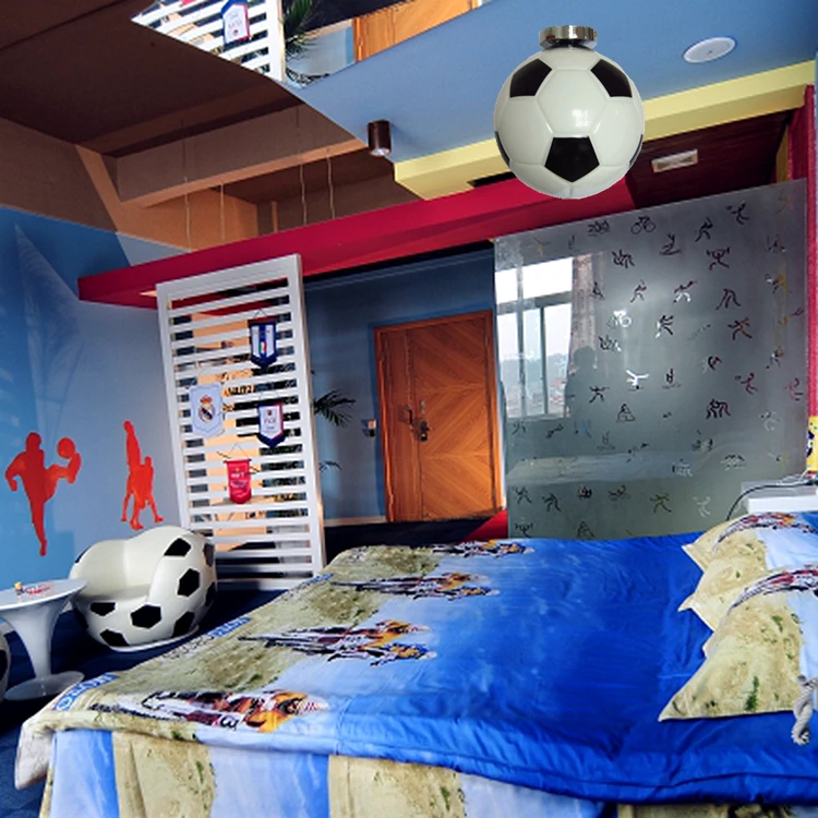 

Modern Children's Bedroom Den Football Ceiling Ceiling Led Lamps For Voltage 90-260v Z 35