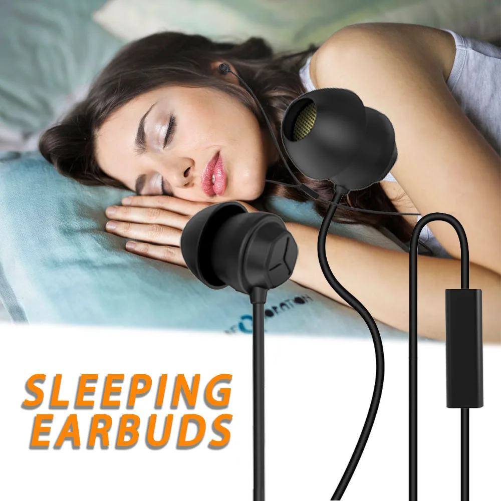 X110 Sleep Earphones Anti noise Headphones Ultra soft Silicone Earbuds