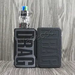 20 шт. VOOPOO DRAG 2 кремниевое наружное покрытие и противоскользящая Текстура силиконовый чехол основа рукав Fit Vape VOOPOO DRAG V2 177 Вт TC BOX MOD