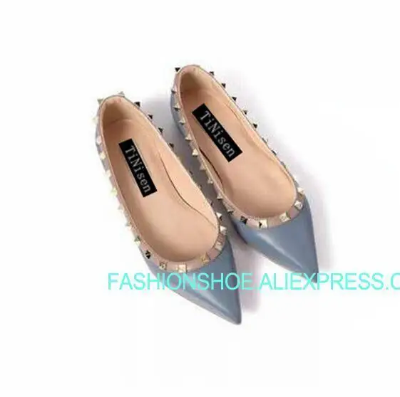 

genuine leather shoes women designer shoes women luxury 2019 pointed toe flats women Slip-On High Quality size 34-40