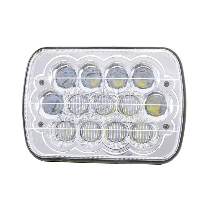 

pair 45W 5x7in led headlight replacement dual sealed beam for Volvo truck 4x4 off road wrangler pick up automotive vehicles