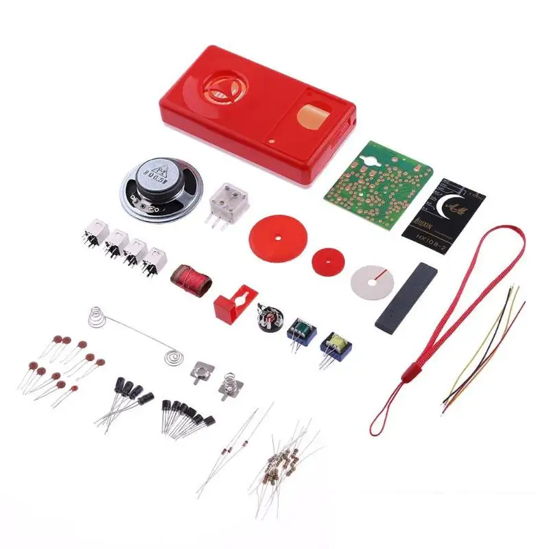 

DIY Tube AM FM Radio Electronic Suite Learning Assemble Kit Part For Beginner Study School Teaching Broadcast Radio Set Training