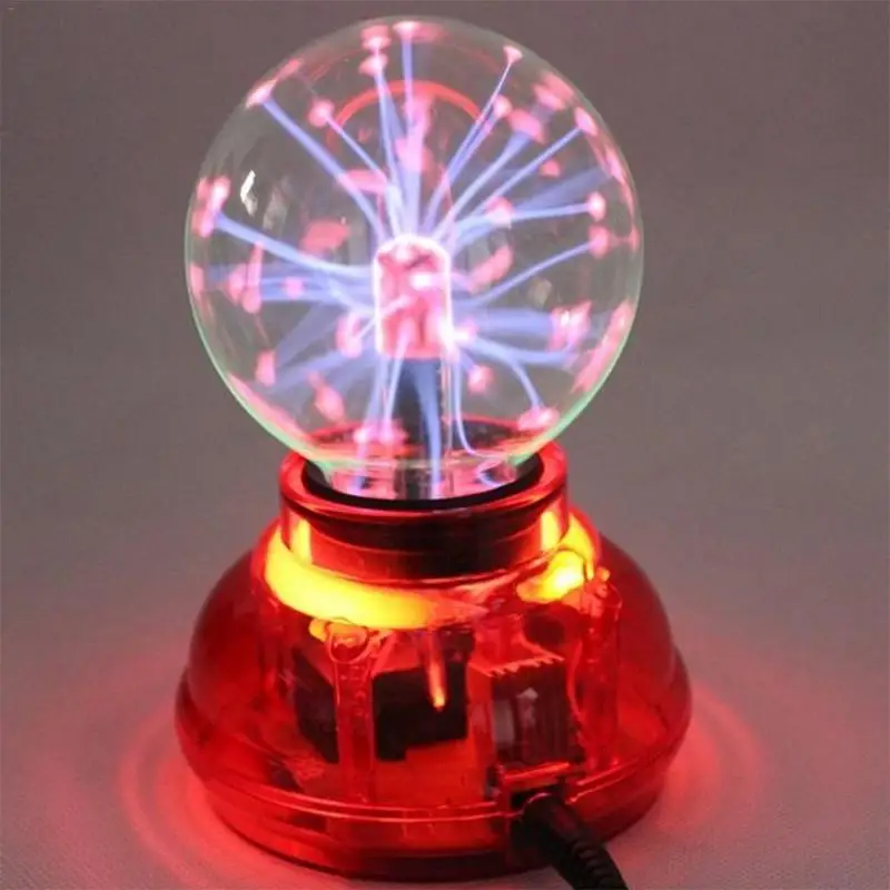 

LED Stage Light Car Ion Ball Decoration Lamp Rotating Magic Ball Voice-activated Touch Sensor Ball
