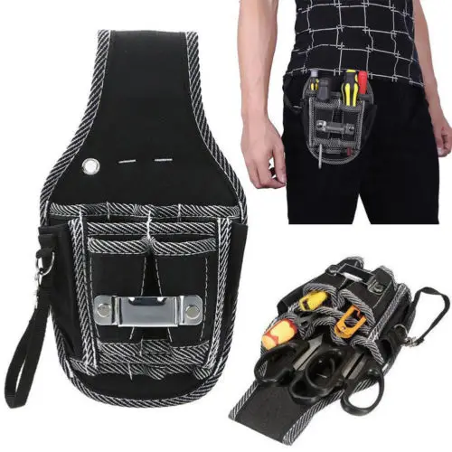 

US Electrician Waist Pocket Tool Case Belt Pouch Bag Screwdriver Holder Bag