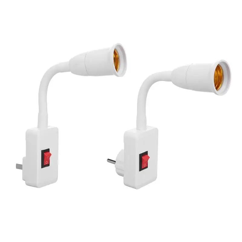 

E27-E27 Lamp Base Flexible Extension Adapter Converter LED Bulb Lamp Lighting Elongation Holder Universal/EU Plug Light Bases