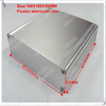 

2 set of Aluminum enclosure electric project case PCB shell box 100x105x30mm DIY splitted electronics enclosure