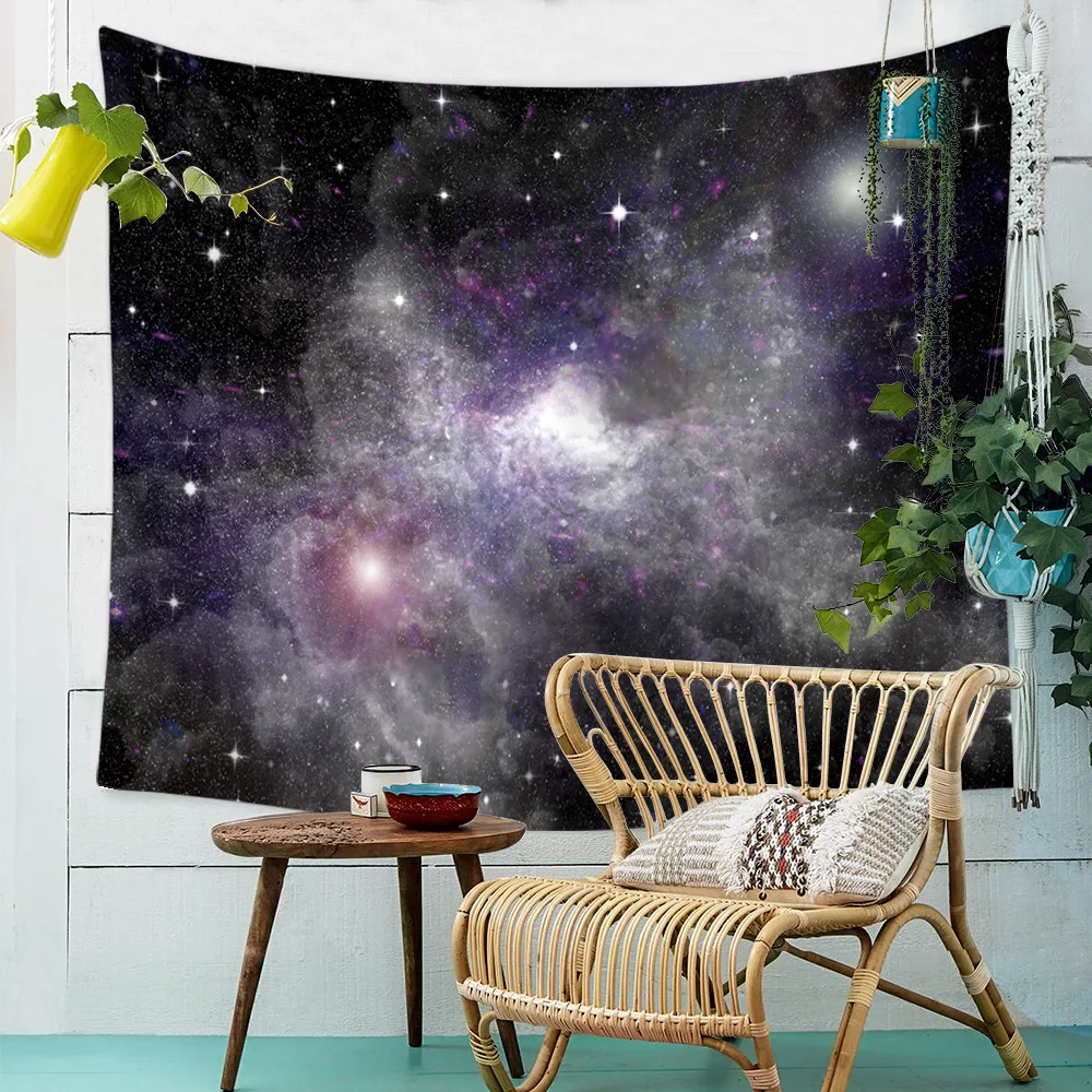 Space Galaxy Starry Tapestry Wall Hanging Star Outer Space Trippy