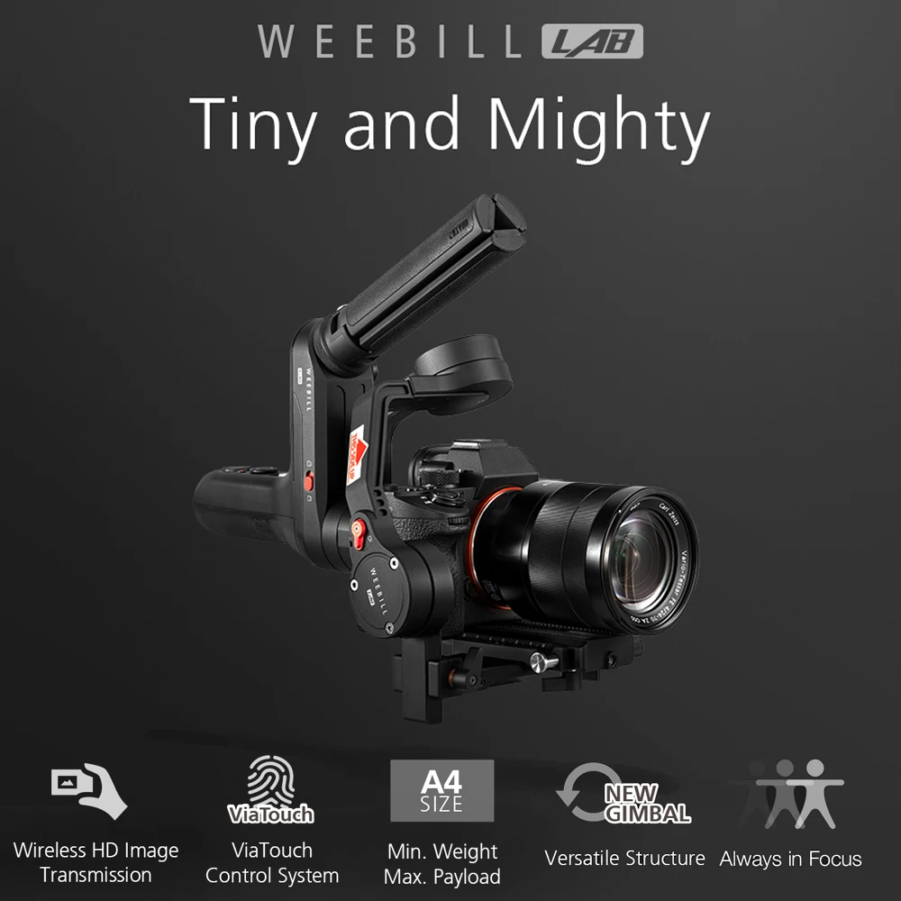 Zhiyun weeball Lab 3 осевой Ручной Стабилизатор стабилизатор Анти дрожание угол для Sony A7