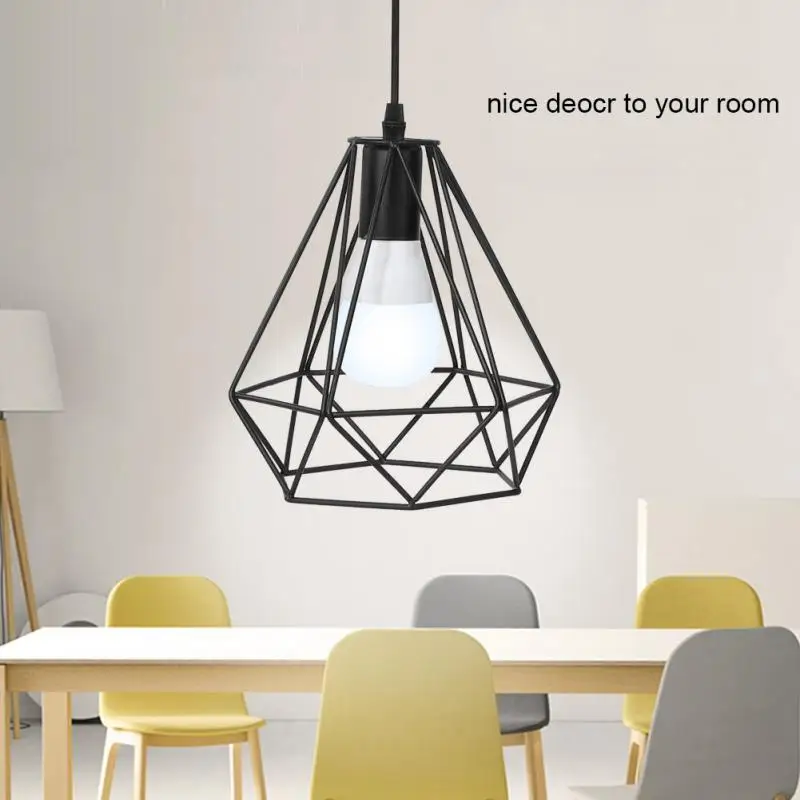

E27 Modern Style Pendant Lights Hanglamp Iron Pendant Ceiling Lamp Hanging Light 90-250V lamparas de techo colgante moderna