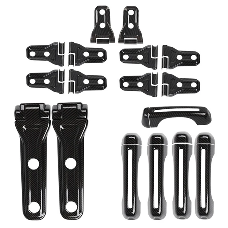 

Door Hinge Tire Hinge Door Handle Hood Hinge Cover Kits For 18 Wrangler JL 4Door