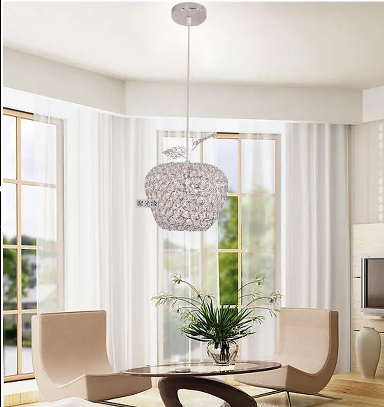 

Modern Crystal Chandelier Gold Silver Stainless Steel Led Lamps Living Room Chandelier Diameter 25cm Suitable Voltage Ac 90-260v