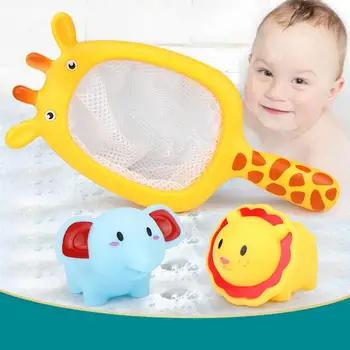 

3pcs/set Kids cartoon Swimming Water Toys Newborns Baby girl boy toy Bath lion elephant Wash Play Cartoon Educational gift