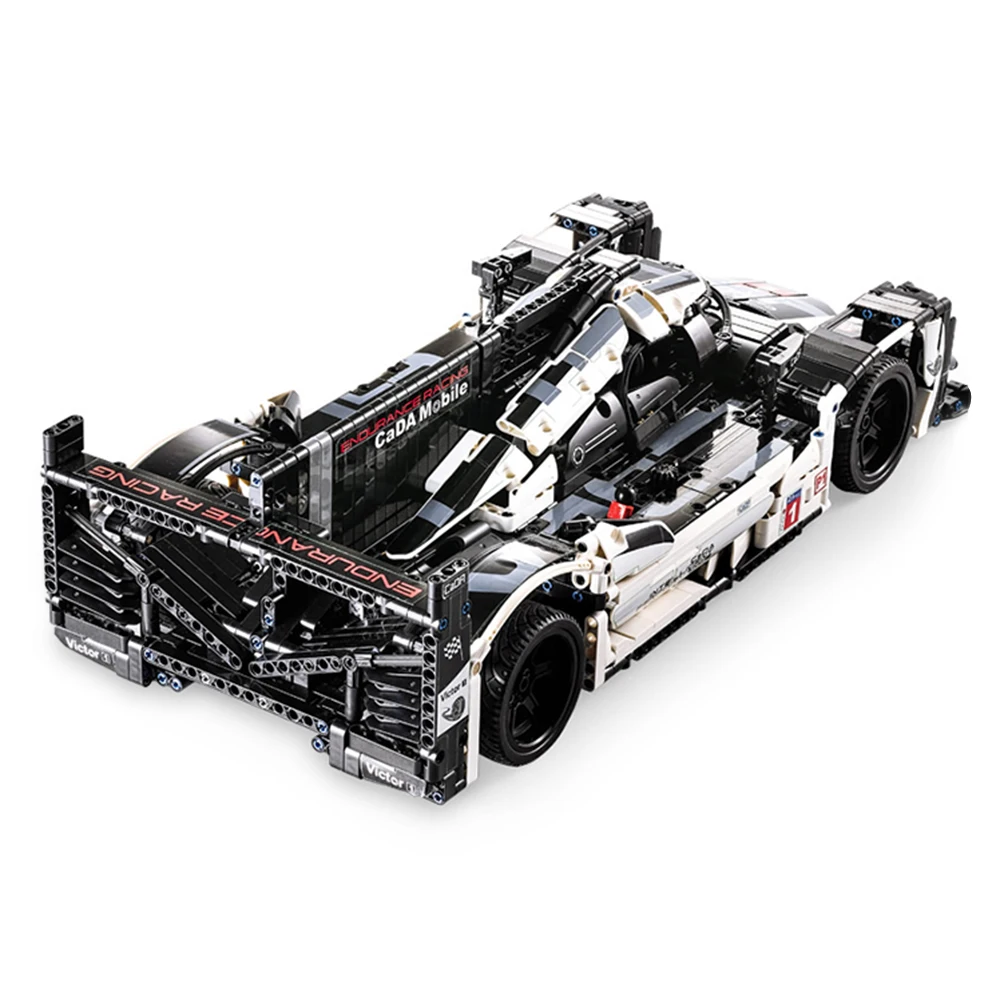 

CaDA 1586PCS Building Block Simulated Car Shape DIY Building Blocks Stylish Racing Model Assembling Educational Toys Kids Gifts