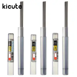 Kicute 0,5 мм 2B/HB 5 трубки один продать студент автоматический карандаш привести Core Высокое качество Офис школа Канцелярские Принадлежности для
