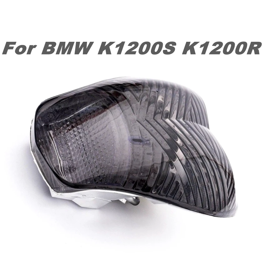  For BMW K1200S K1200R All Years Motorcycle LED Rear Brake Turn Signal Tail Light Integrated Somke - 33009777877