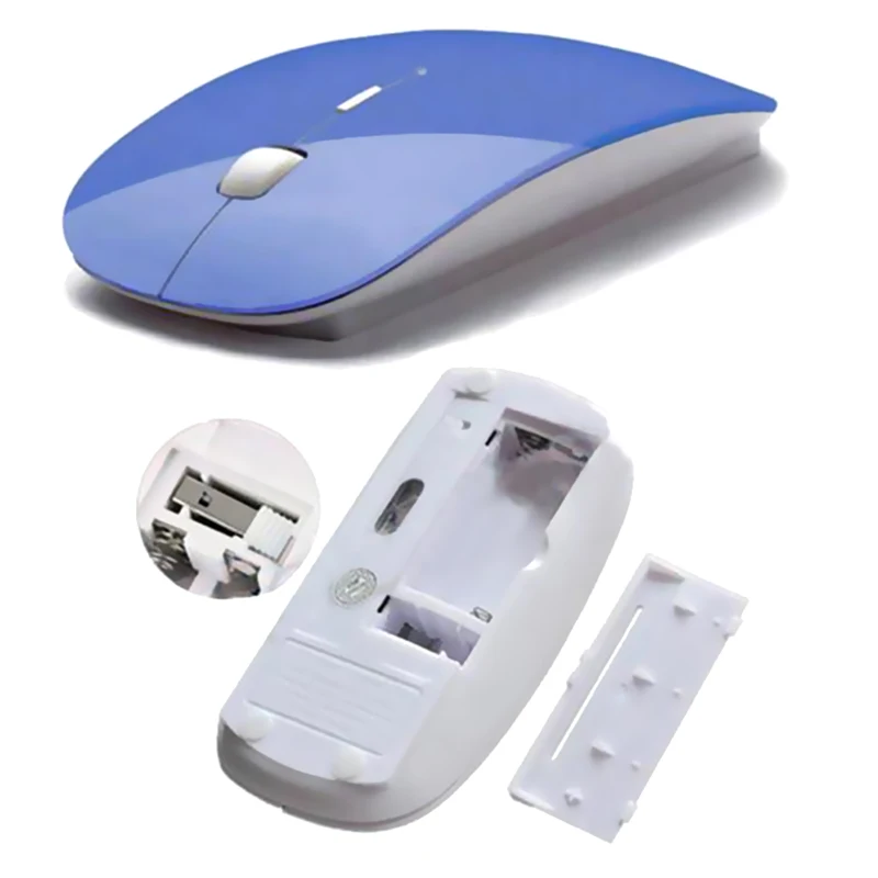 Беспроводная мышь для ноутбука вес брутто 70 г Dpi 2400 беспроводная Recarreg Vel Rgb правой