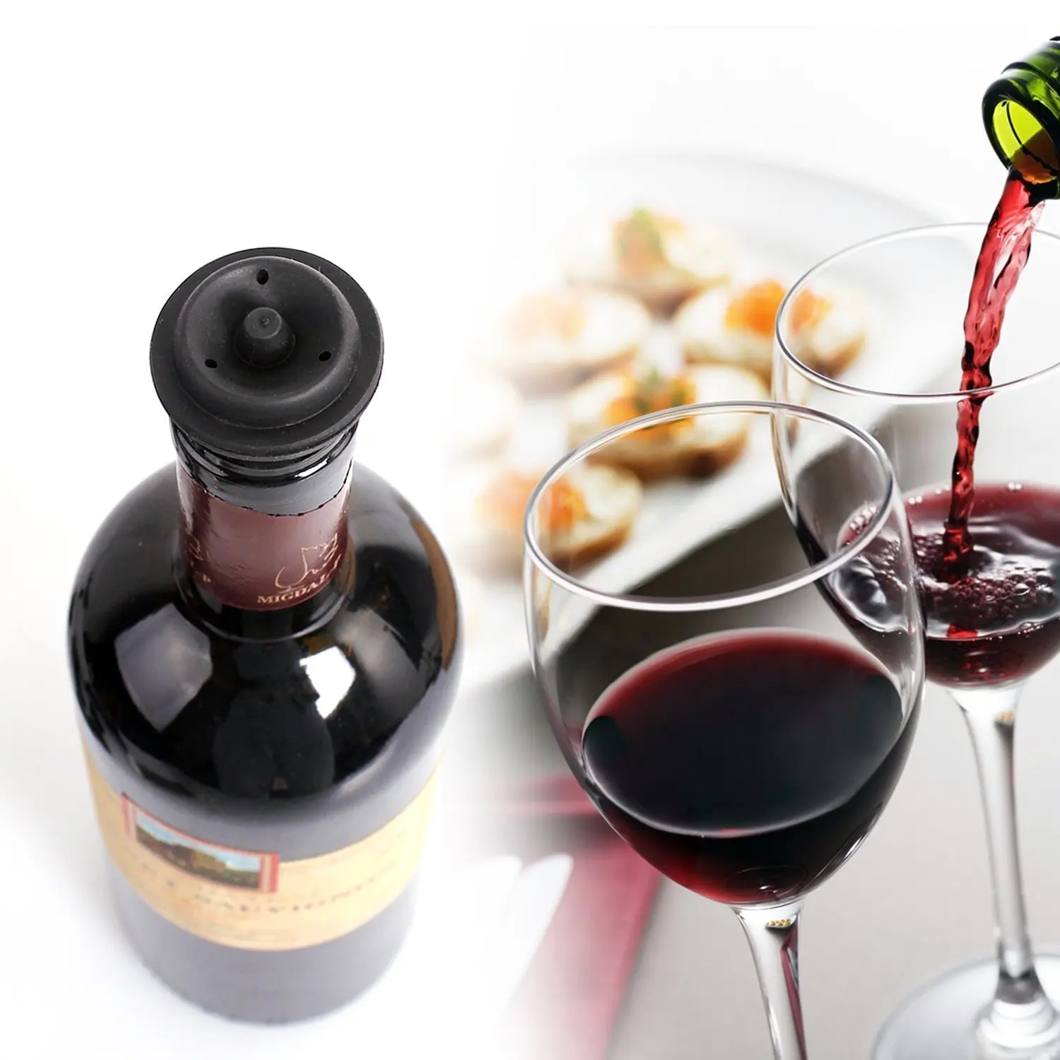 Vacuum Bottle Stopper Wine Saver Pump Wine Preserver Bottle Wine