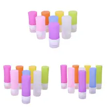 38/40/60/89ml Portable Empty Silicone Shampoo Squeeze Bottle Shower Bath Sub-bottling Travel Pack Container christmas gift