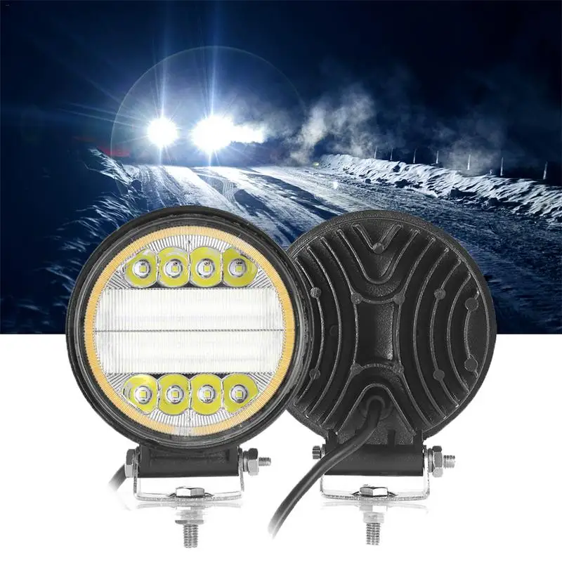 

126W LED Spotlight Car Headlight Working Lights Motorcycle Car Work Led Light Fog Driving Working Light Offroad SUV ATV Truck