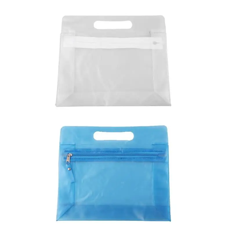 ПВХ папка сумка для хранения продуктов на молнии documtos Binder косметический хранения пакет с застежками ручной сумки подарок канцелярские