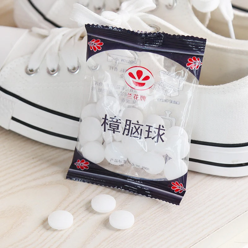 

Clothes Mothballs Wardrobe Deodorant Pest Control Moth Repellent 20PCS/Bag Anti-mold Camphor Ball Natural Drawer Home Supplies