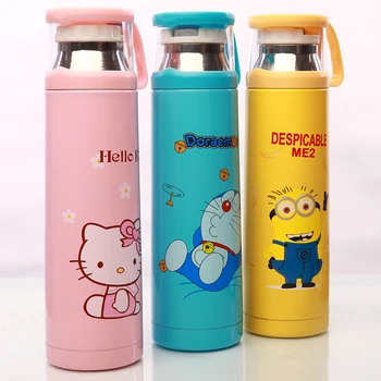 

Kawaii Kitty/Doraemon/Minions Stainless Steel Insulated Thermos Bottle 500ml Coffee Mug Sports Thermal Vaccum Water Bottle Gift