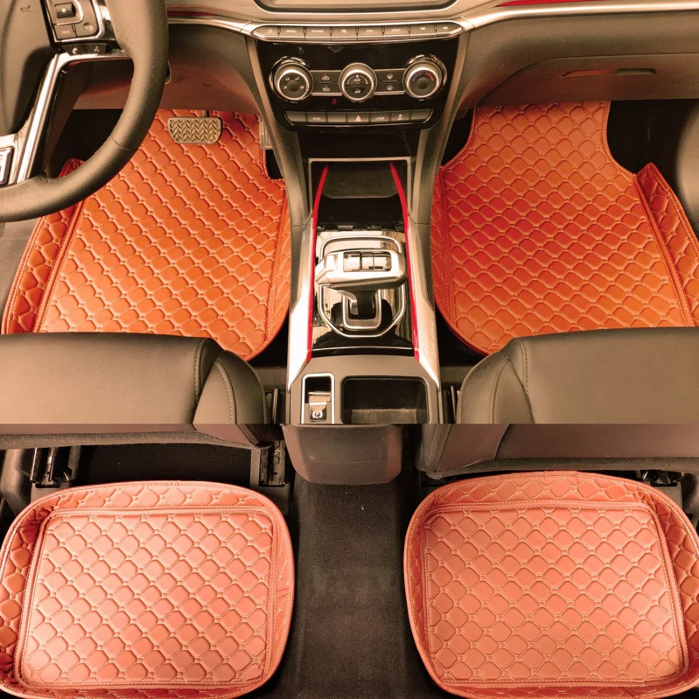 ZHAOYANHUA Universal car floor mats car fit LHD and RHD All Models