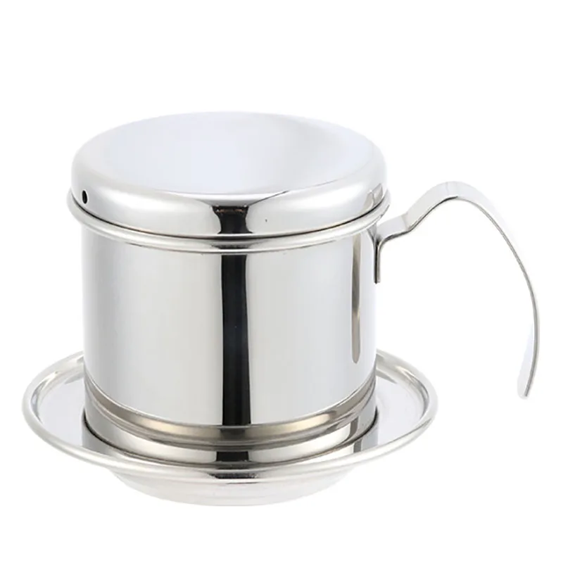 

The Portable Stainless Steel Vietnam Coffee Dripper Filter Coffee Maker Drip Coffee Filter Pot Filters Tools