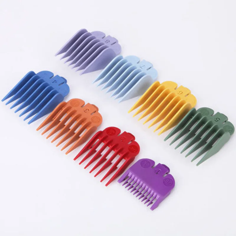 

8Sizes Kit Universal Hair Clipper Limit Combs Guide Guard Attachment Barber Cut
