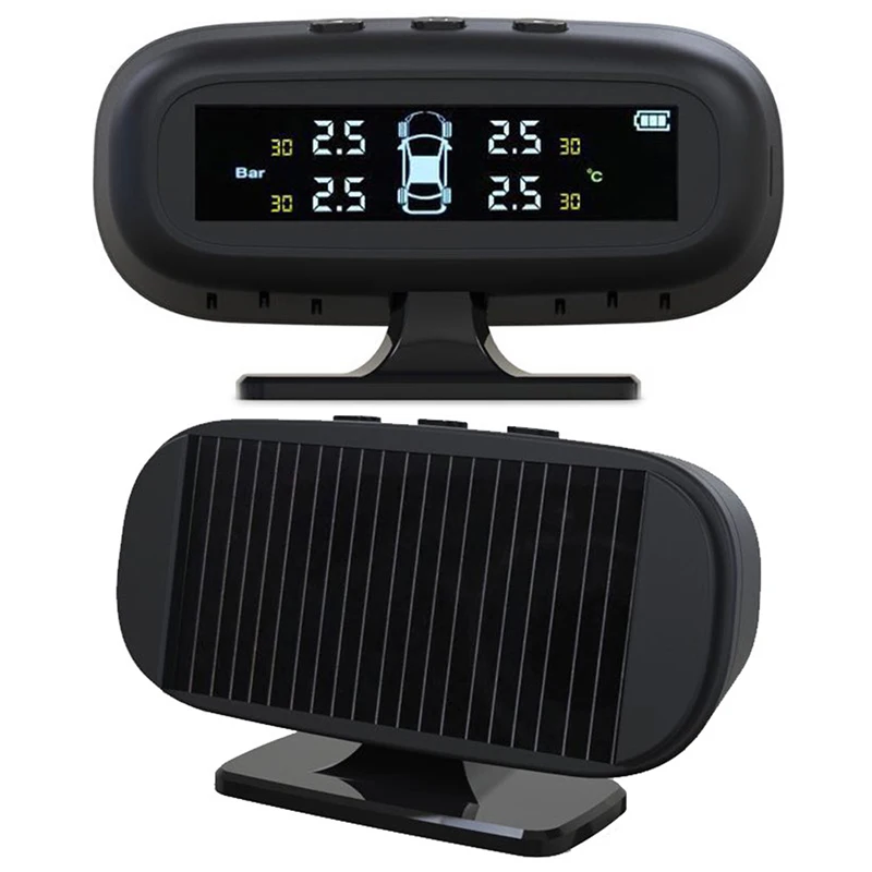 Оригинальная Солнечная Tpms Автомобильная сигнализация давления в шинах монитор