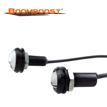 

2 pieces 18mm General Hawkeye LED Bulb For Car Reverse Light Daytime Running Lamp Car LED Light black silver selection