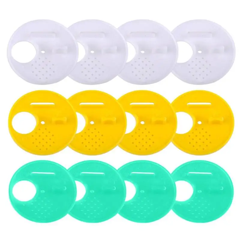 12 шт круглая коробка для улей входные ворота Новое пластиковое полезное