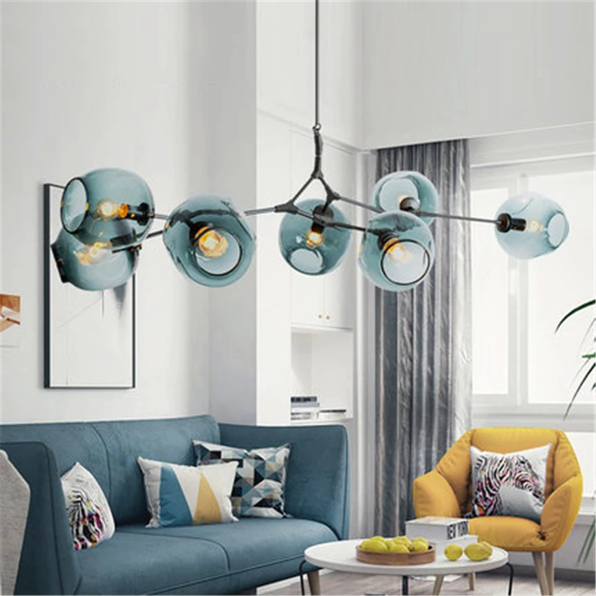 

Nordic Pendant Lights Lighting Edison Bulb Hanging Lamp Bedroom Restaurant Droplight Modern Vintage Pendant Lamps Glass Lighting