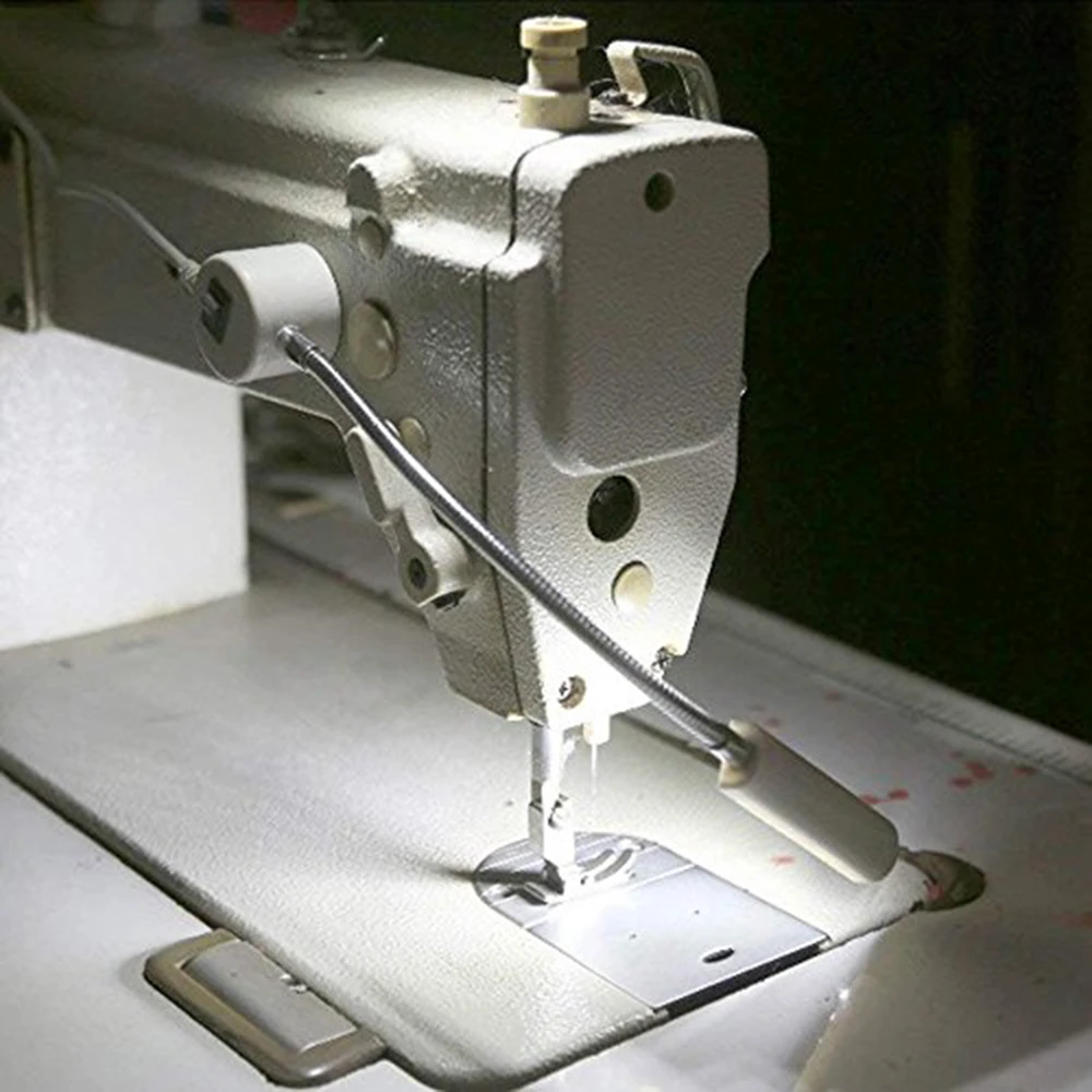 

2019 NEW US/EU Plug Sewing Machine LED Light 0.5W 10LED Magnetic Mounting Base Gooseneck Lamp for All Sewing Machine Lighting