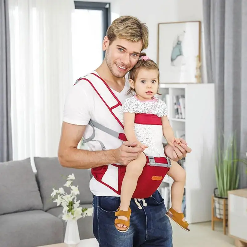 

BABY LAB Ergonomic Baby Carrier Hipseat Prevent O-Type Legs Sling Backpacks Baby Carrier Infant Safe Back Front Carry Sling Wrap