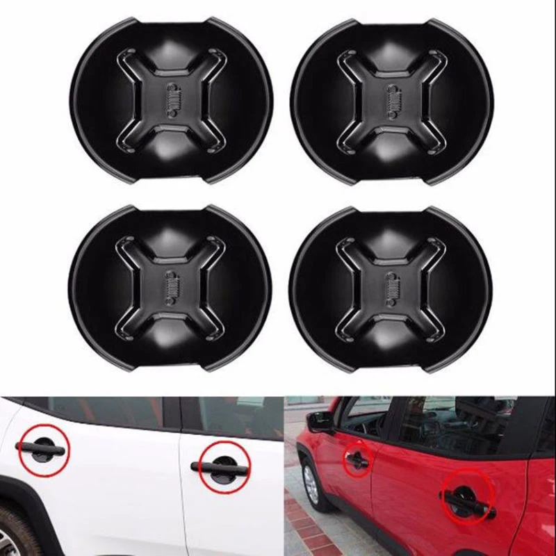 

#4pcs ABS Car Door-Handle Cover Bowl Catch Trim For Jeep Renegade 2015-2018