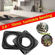 3-дюймовый вращающаяся тарелка Запасные детали для замены металлического настольных подносов "ленивая Сьюзан" подшипник проигрыватель ТВ стойки сиденья парты панели инструментов 72 мм x 72 мм x 8,3 мм